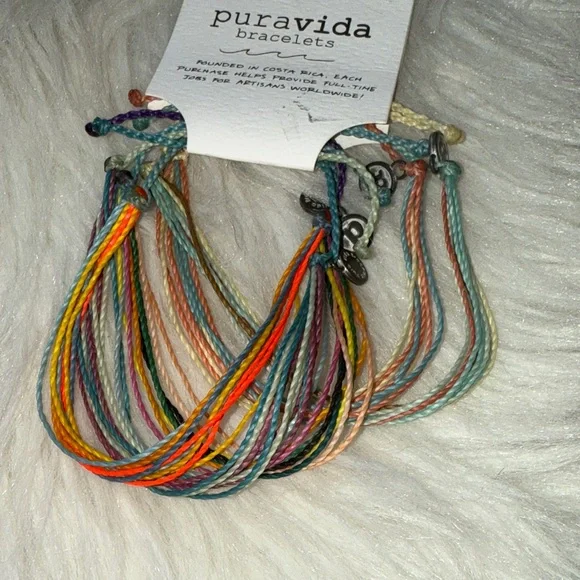 NWT Pura Vida Rainbow Bracelet Collection - Picture 5 of 6